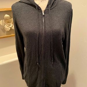 Gray sweater hoodie, sz XL
